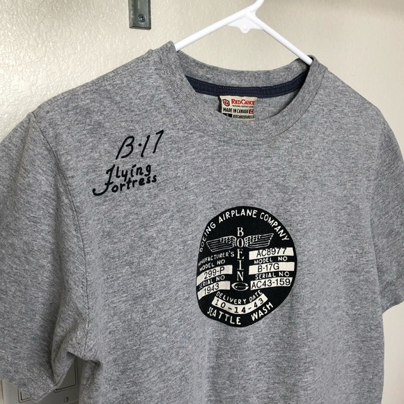 Vintage Boeing B17 Airplane T-shirt - Picture 2 of 4